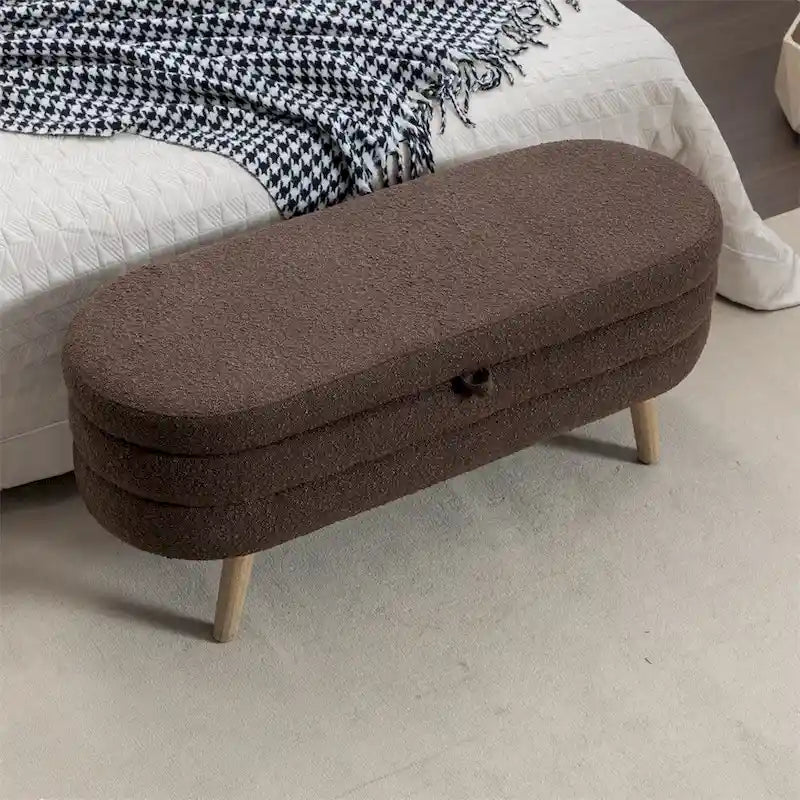 Stoff-Aufbewahrungsbank für das Schlafzimmer