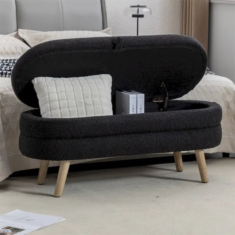 Stoff-Aufbewahrungsbank für das Schlafzimmer