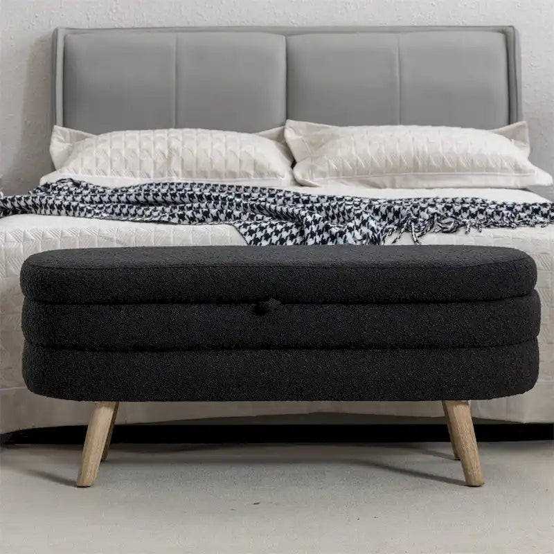 Stoff-Aufbewahrungsbank für das Schlafzimmer