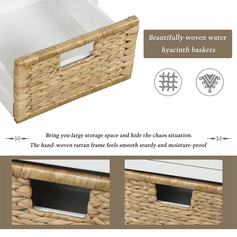 Acacia Wood Storage Bench