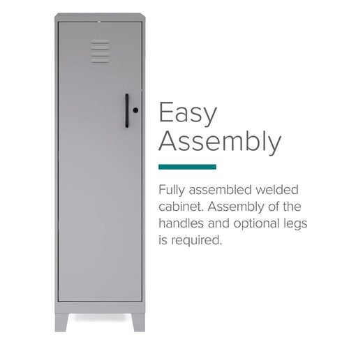 53.38H 4 Shelf Door Storage Locker Cabinet