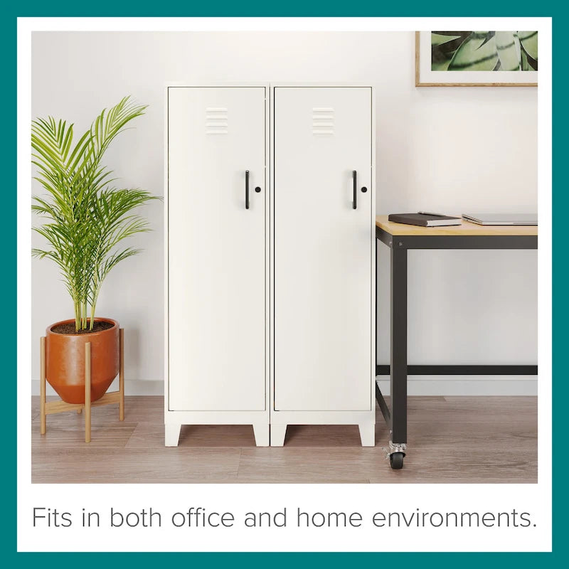 53.38H 4 Shelf Door Storage Locker Cabinet