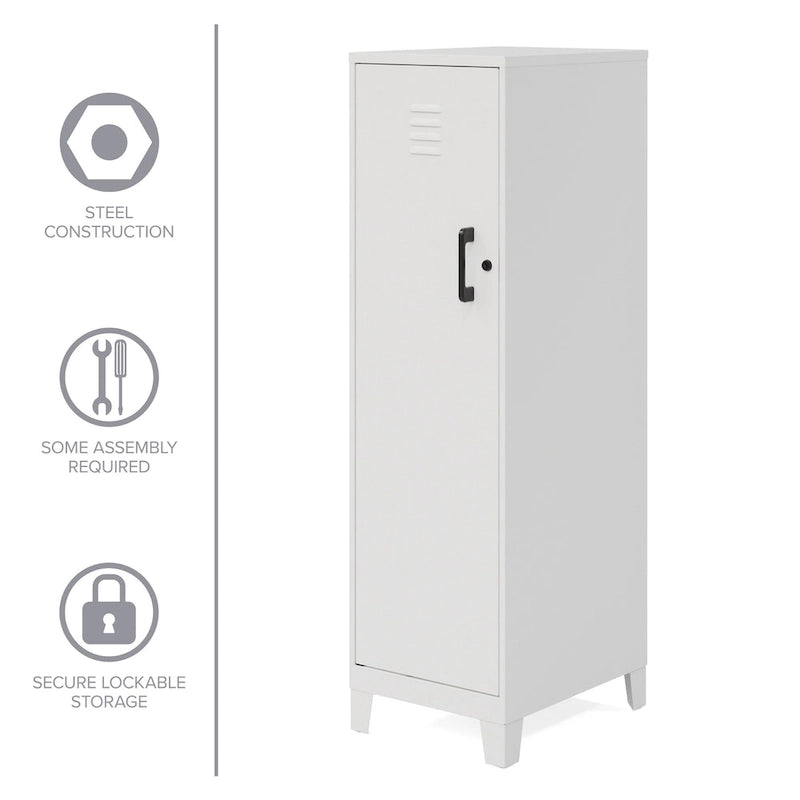 53.38H 4 Shelf Door Storage Locker Cabinet