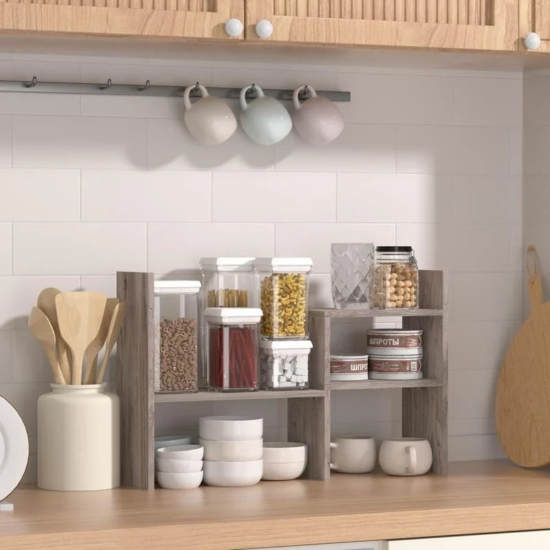 Scaffale organizer multifunzionale moderno da scrivania per ufficio e casa
