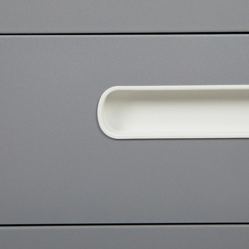 Ergonomic 3-Drawer Mobile Locking Filing Cabinet Storage Organizer
