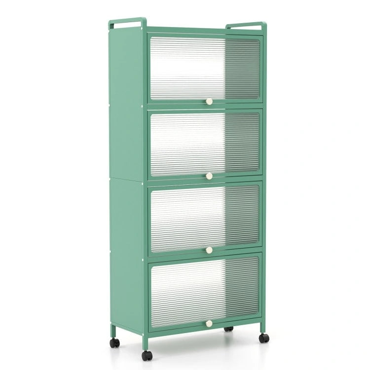 5-Tier Kitchen Baker's Rack with -up PC Doors - 23.5 x 12.5 x 60.5 (L x W x H)