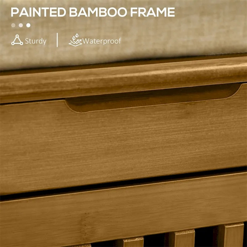 Bamboo Shoe Storage Bench