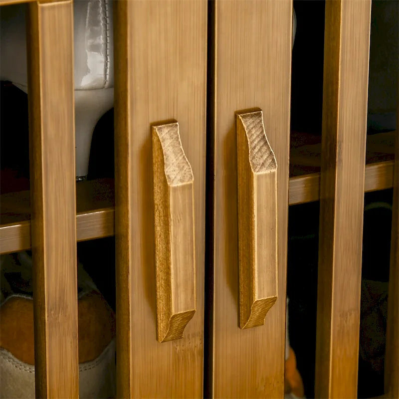 Bamboo Shoe Storage Bench