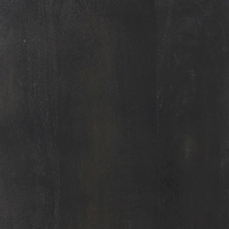 Sideboard aus braunem Holz und Silber mit 4 Fächern