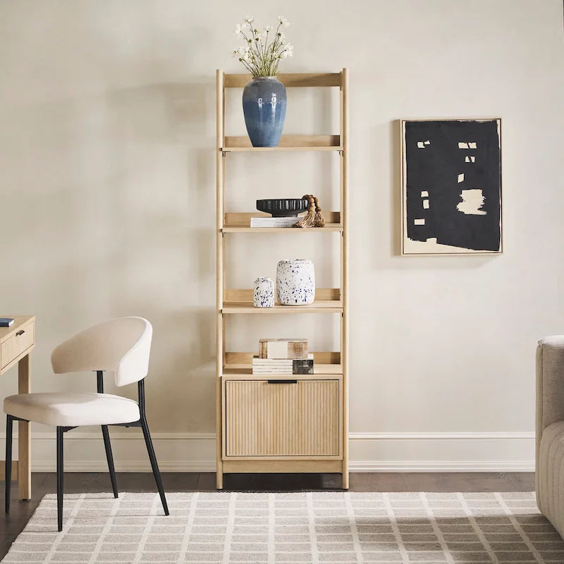Libreria stretta da 22 con cassetto