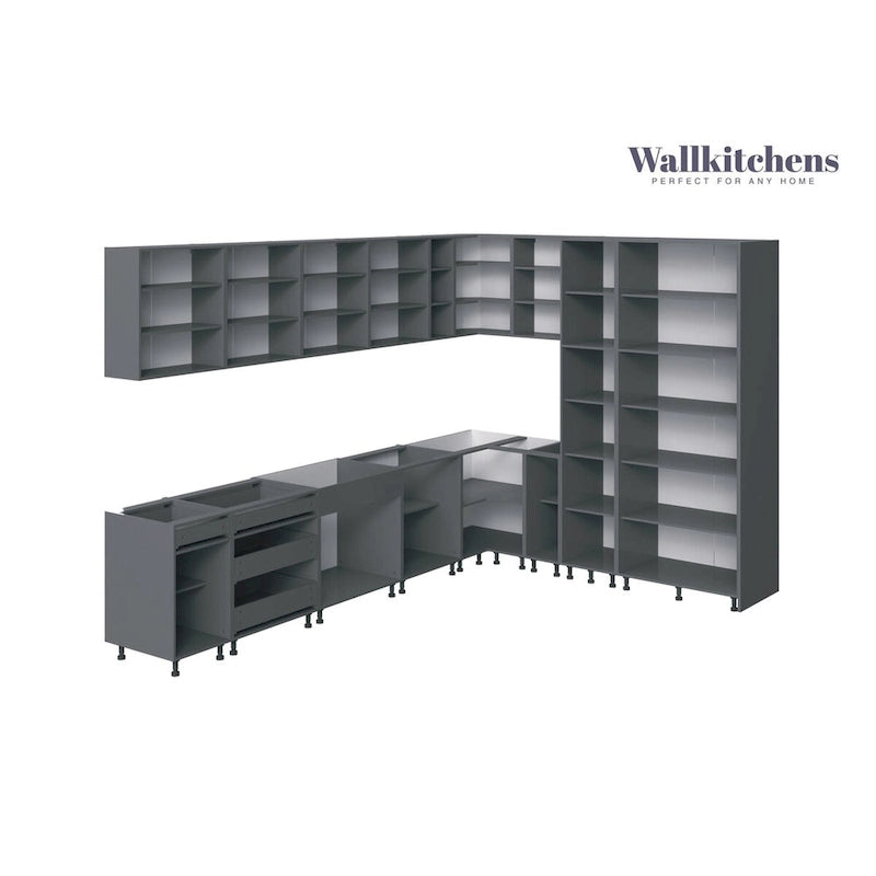 Kitchen White Gloss 12Ft Wide - 144x102