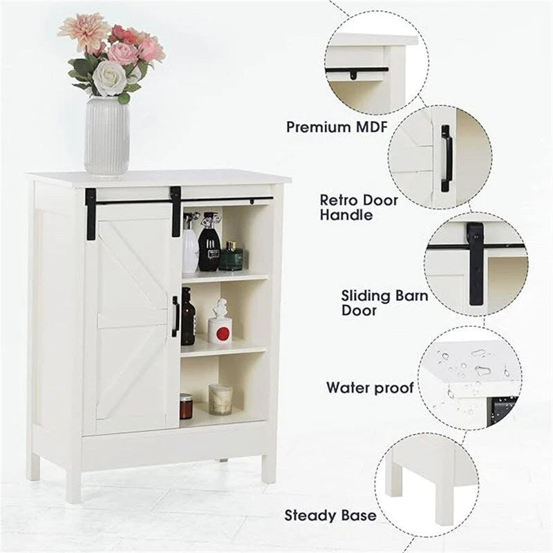 Linen Bathroom Storage Cabinet