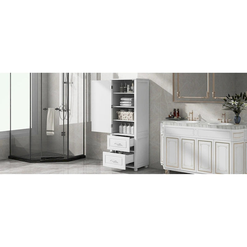 Tall Bathroom Storage Cabinet