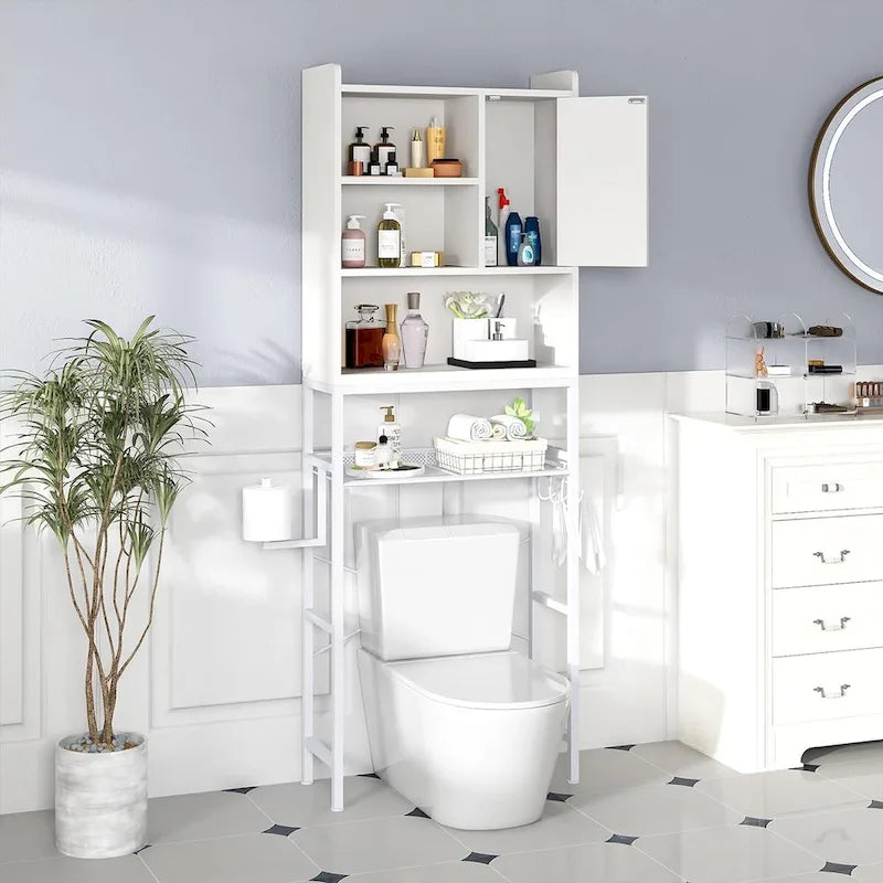 Mieres Wooden Bathroom Over The Toilet Storage Cabinet - N/A