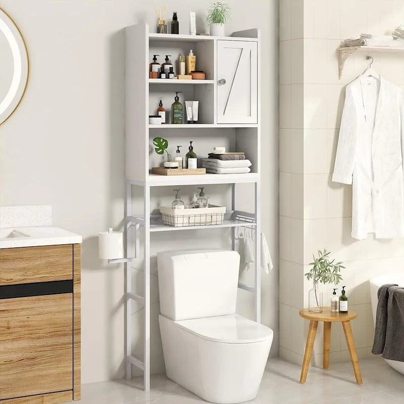Badezimmer-Aufbewahrungsschrank aus Holz - N/A