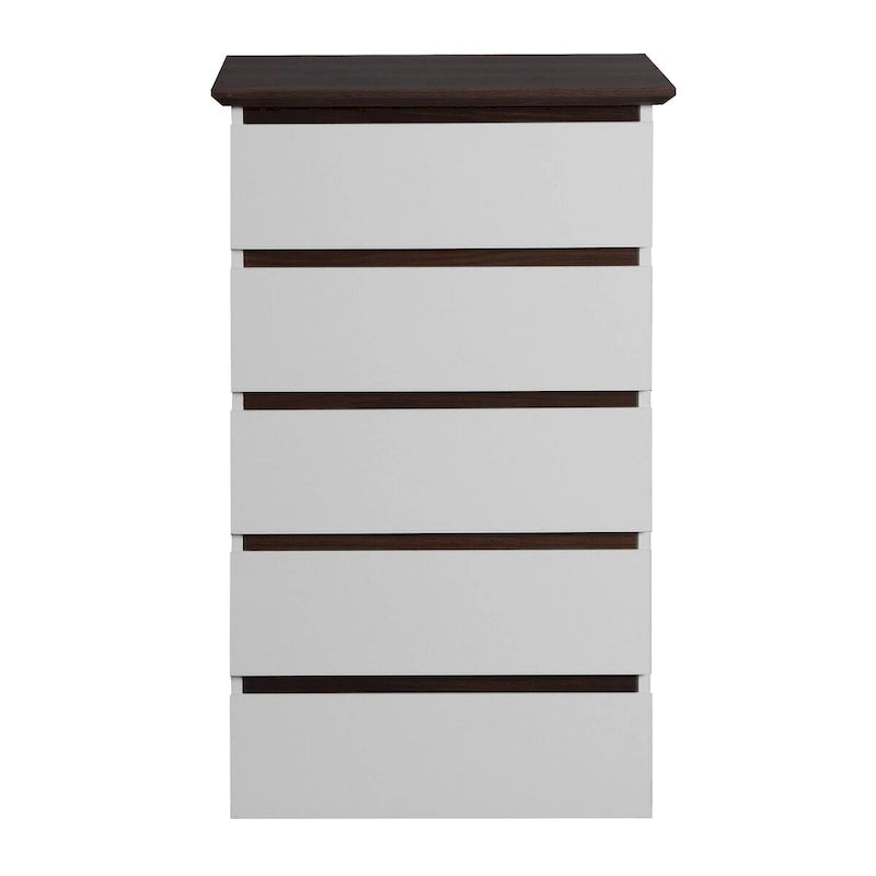 Cómoda alta branca para quarto, cómoda moderna com gavetas, cómoda pequena